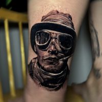 Lattuada-Tattoo_aviator_leg_calf_realism